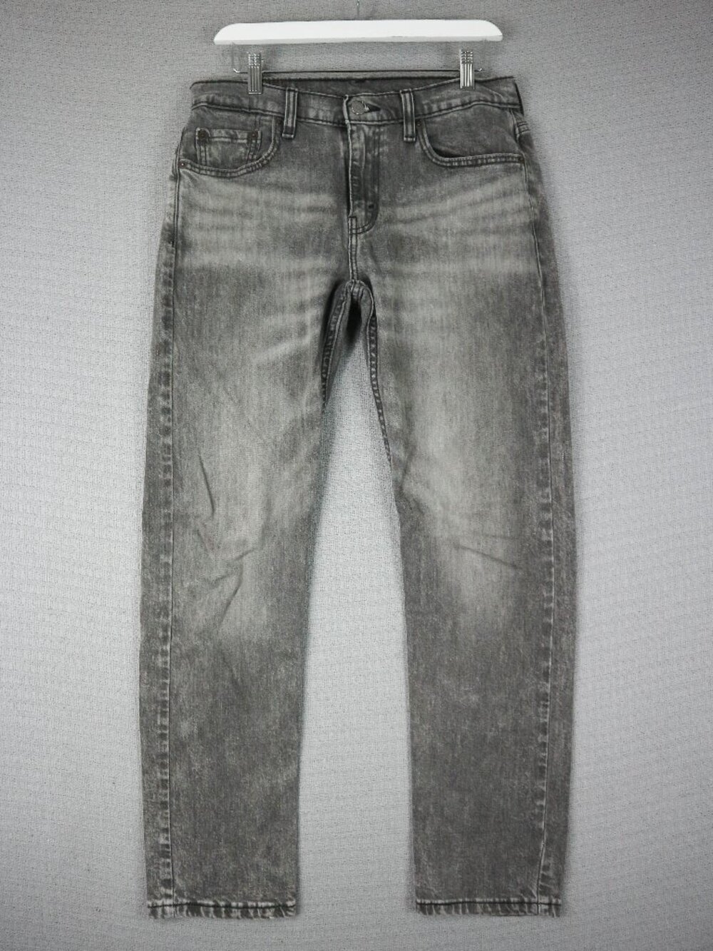 Levis 502 Regular Straight Taper Fit Mens 30x32 fits 32x29.5 Washed Black Jeans